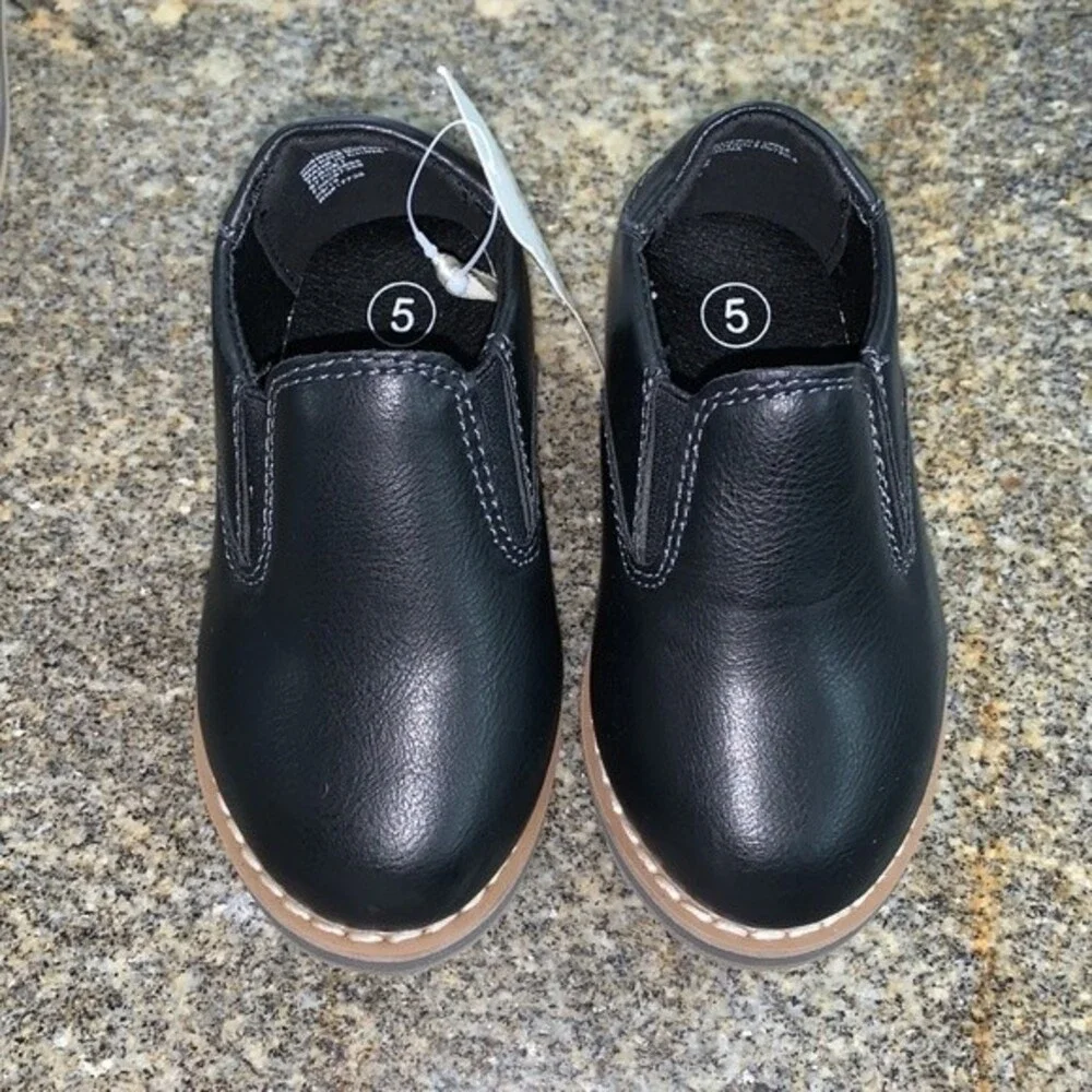 Cat & Jack Boy Neal Loafers Black